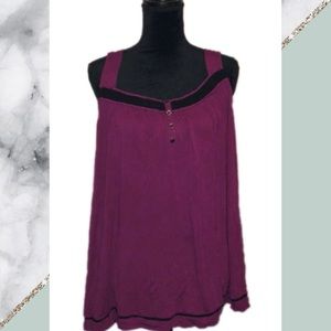 George Magenta Tank Top